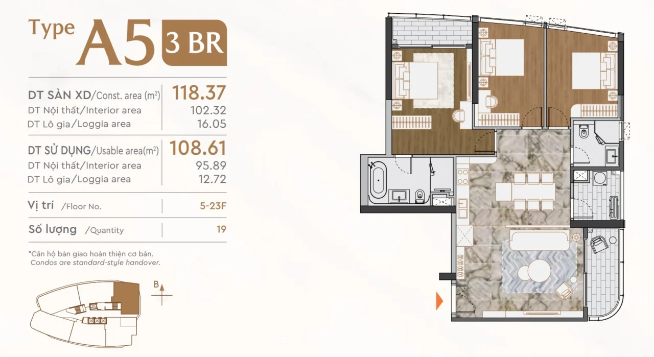 The Regency Phú Mỹ Hưng Quận 7 | Giá Bán, Mặt Bằng, Tiến Độ 2026 62 Layout căn hộ The Regency