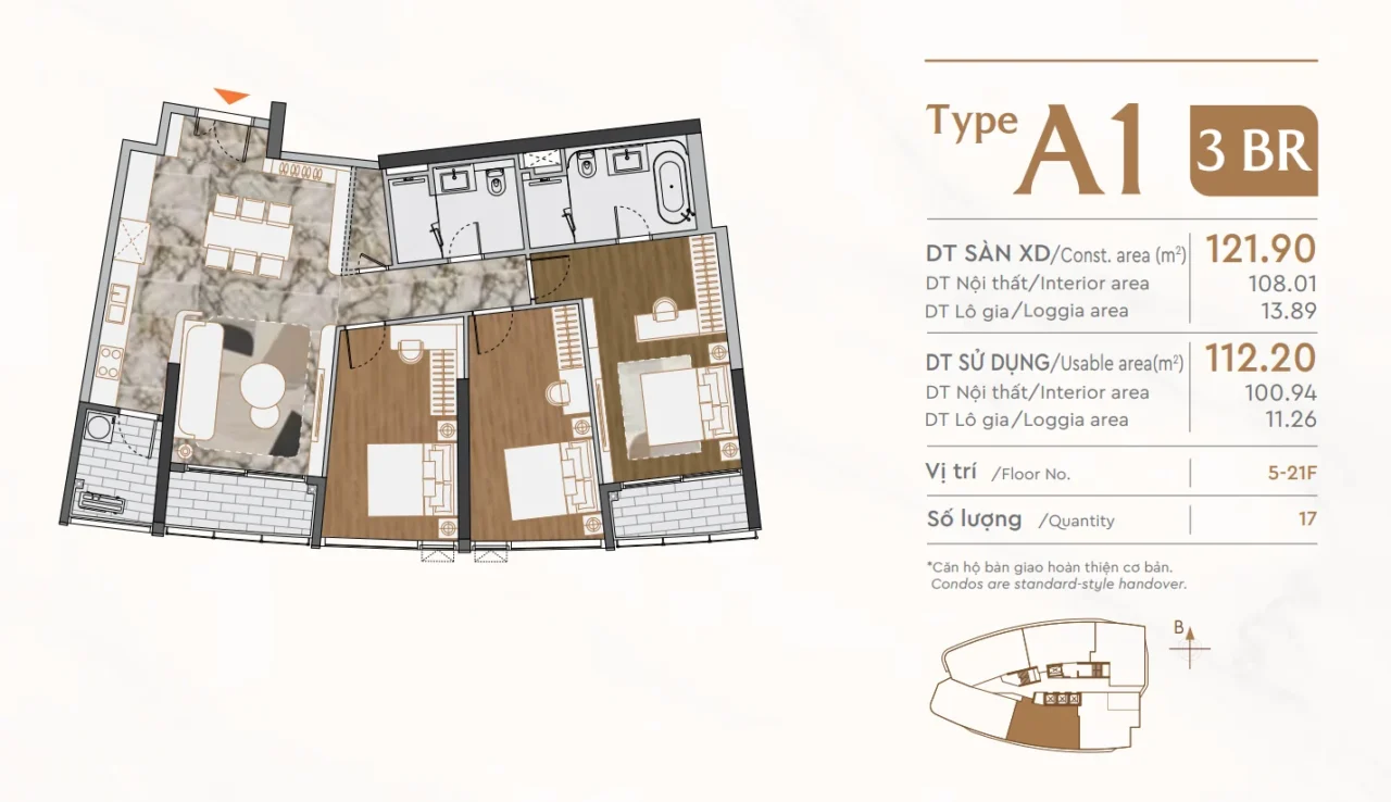 The Regency Phú Mỹ Hưng Quận 7 | Giá Bán, Mặt Bằng, Tiến Độ 2026 65 Layout căn hộ The Regency