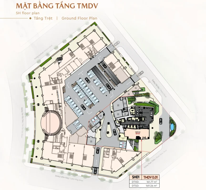 The Regency Phú Mỹ Hưng Quận 7 | Giá Bán, Mặt Bằng, Tiến Độ 2026 57 Mặt bằng trệt
